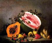 Papaya and watermelon unknow artist